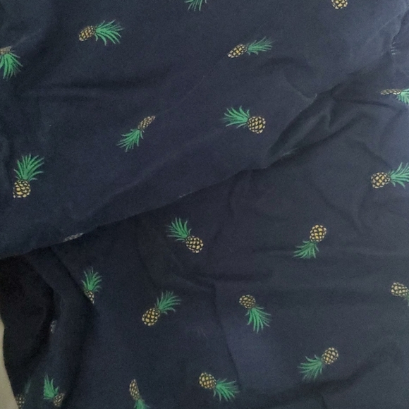 Blue shorts with pineapple pattern - Picture 3 of 3